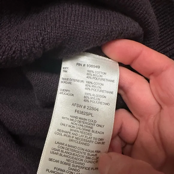 Alex Cannon Cable Knit Mock Neck Sweater - Picture 3 of 4